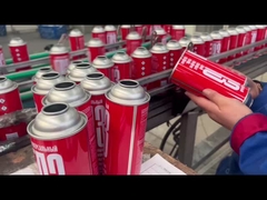 Boîte de gaz au butane personnalisée de qualité supérieure - bouteille de gaz au butane de diamètre 65 boîtes d'étain en aérosol