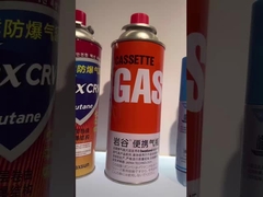 Boîte d'étain de butane de qualité supérieure pour aventures en plein air contenant du butane