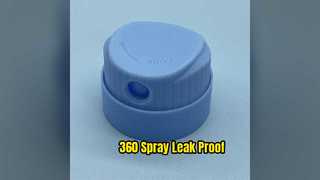 Valve de pulvérisation de protection solaire, pulvérisation 360 anti-fuite de précision
