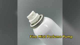 Pompe de pulvérisation de parfum à brume fine, élégance