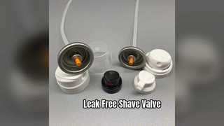 Valve de mousse à raser pour hommes, durable et anti-fuite