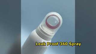 Valve de pulvérisation de protection solaire, dosage de précision, étanche