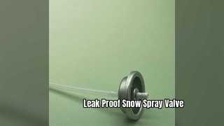 Valve de pulvérisation de neige écologique, anti-fuite, décor festif vert