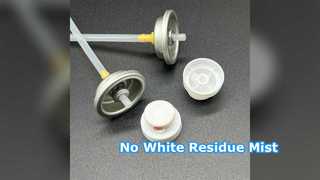 Valve de shampooing sec : brume fine sans résidus