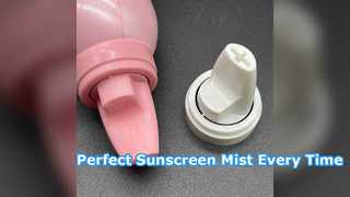 Valve aérosol de protection solaire avancée pour une couverture parfaite de la brume