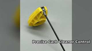 Commande de gâchette de pulvérisation de nettoyant pour carburateurs