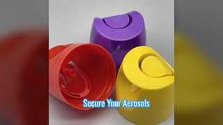 Capuchons aérosols Protection sécurisée de l'emballage