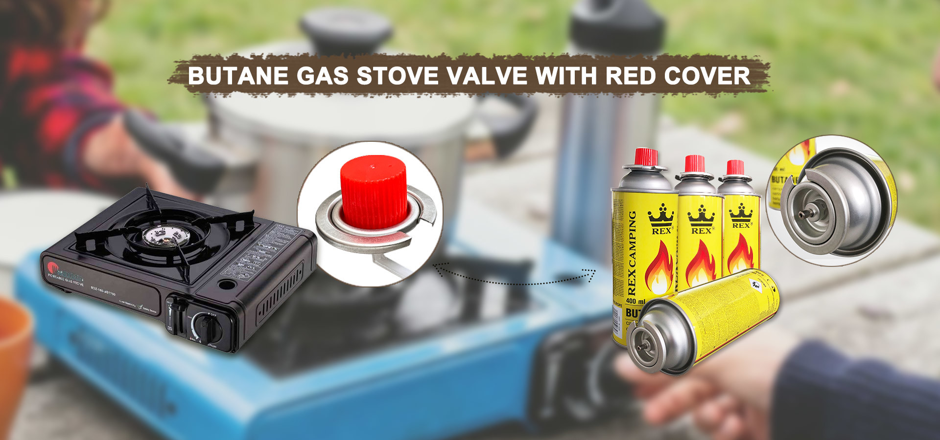 qualité valve de cartouche de gaz de butane usine