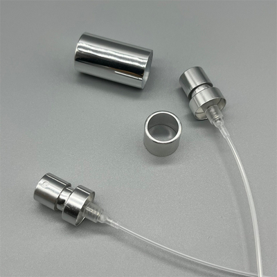 acheter Pompes à parfums de couleur argentée en aluminium plastique avec capuchon Dispenser chic pour les parfums fabrication en ligne