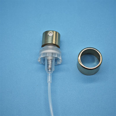 acheter 0.1ml/t 15mm 16.3mm Silver Aluminium Cosmetic Crimp Sprayer Fine Mist Perfume Spray Pump fabrication en ligne
