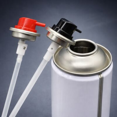 acheter Une vanne aérosol en fer blanc pour une pulvérisation à 360° dans n'importe quelle direction fabrication en ligne