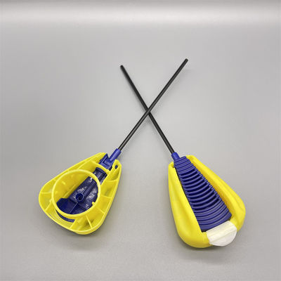 Actionneur de pulvérisation à gâchette rabattable avec tube d'extension intégré pour applications de pulvérisation aérosol résistantes aux produits chimiques