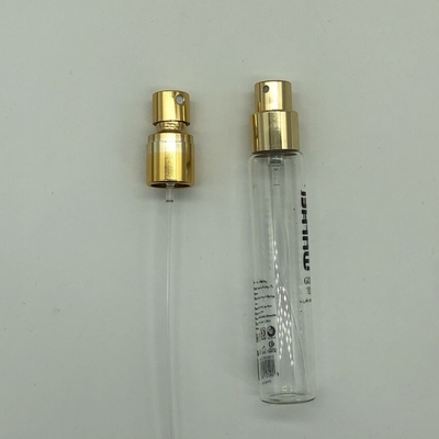 Pompes de parfums de couleur dorée de précision pour la distribution contrôlée de parfums et l'emballage élégant