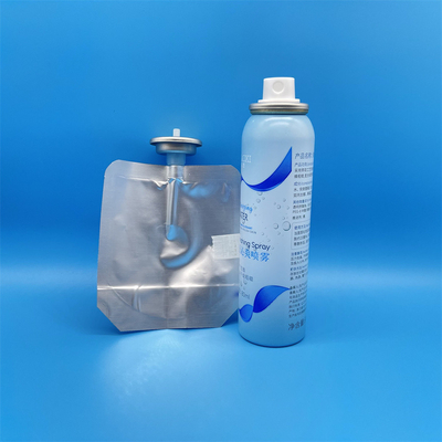 Cosmétiques Sac d'argent élégant sur soupape + soupape aérosol haute performance + construction robuste
