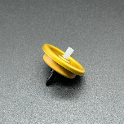 Valve d'aérosol cosmétique professionnelle de valve en aluminium inversée par mousse de cheveux d'aérosol