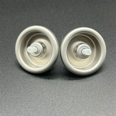 Valve aérosol inversée en aluminium pour mousse capillaire stabilisante pour les applications de salon