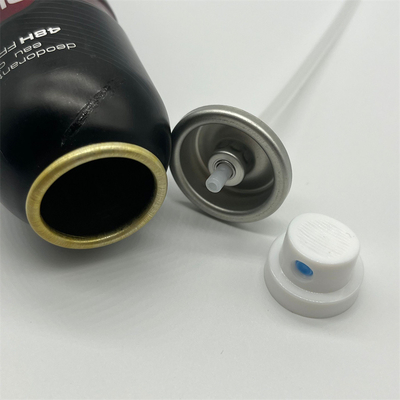 Valve de pulvérisation corporelle de déodorant pour emballages aérosols haut de gamme