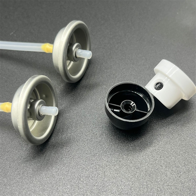 Valve aérosol en fer blanc/aluminium de 1 pouce pour les canettes de pulvérisation corporelle avec des performances anti-fuite