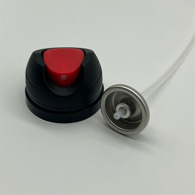Valve pour vaporisateur corporel aérosol compatible avec les actionneurs et capuchons de vaporisateur corporel standard