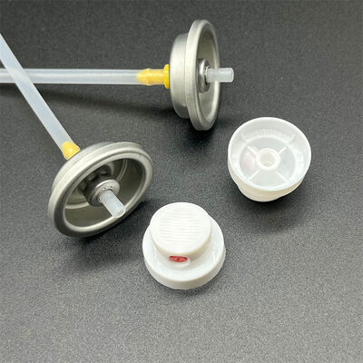 Valve aérosol à buse de brouillard ultrafin avec performance sans résidus et fonctionnement à 360° pour le shampooing sec