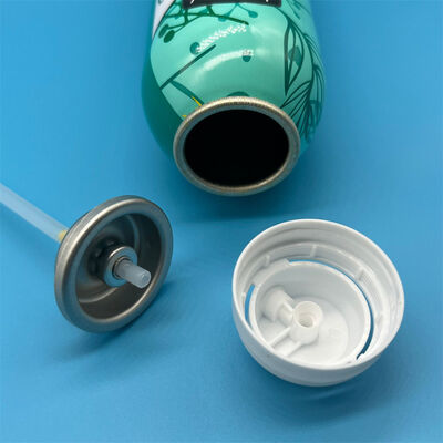 Valve de pulvérisation de shampooing sec compatible avec les bombes aérosols de shampooing sec standard