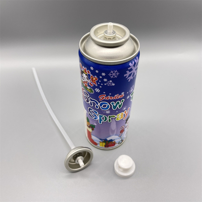 Une soupape aérosol pour les séances de photos blanches de Noël