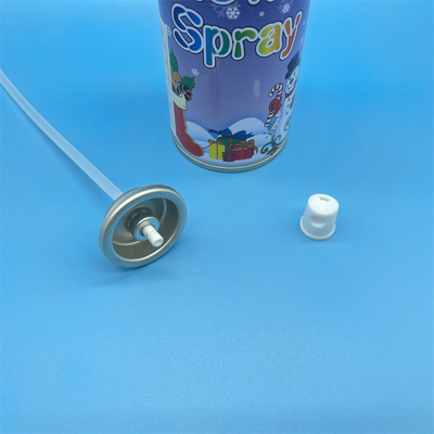 Valve aérosol écologique à neige précise pour les boîtes en fer blanc/aluminium