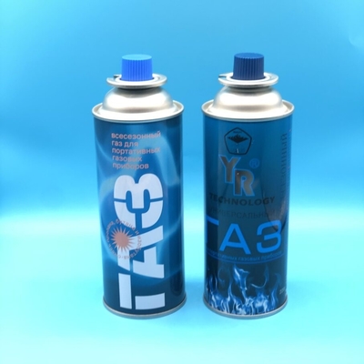 Une bouteille de butane portable pour cuisiner au camping