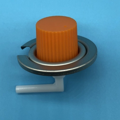 Une soupape de bouteille de gaz universelle pour camping.