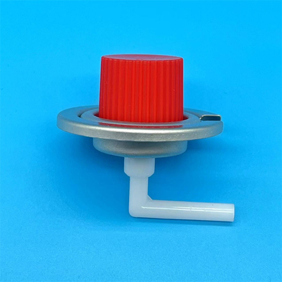 Une soupape de cylindre universelle pour le réservoir de gaz de camping. Compatible avec le butane et le propane.