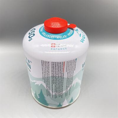 Cartouche de camping à gaz de type butane à vis vide 220 g 450 g