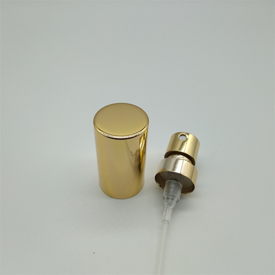 Pompe à parfum de couleur dorée avec capuchon Or ou argent Spray de brouillard de parfum de 21 mm