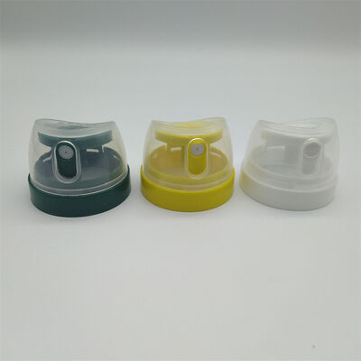 Bouchon de pulvérisation aérosol 35 mm avec joint de sécurité, résistant aux produits chimiques et conception ergonomique pour les applications de solvants industriels