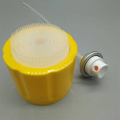 Capsule d'aérosol sécurisée et soupape de nettoyage de mousse pour une sortie de pulvérisation constante