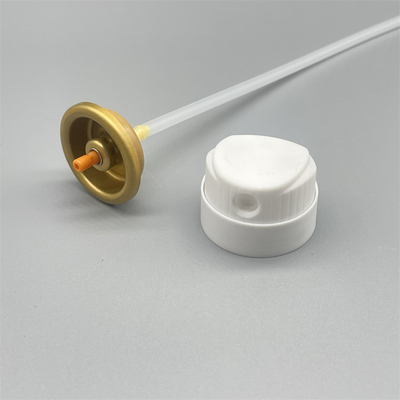 Valve aérosol pour vaporisateur corporel pour une diffusion lisse et uniforme du parfum