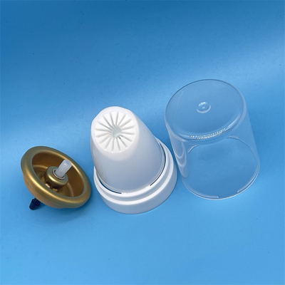 Valve de distribution de mousse capillaire adaptée aux déplacements pour jet-setters avec conception miniature