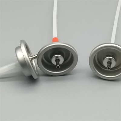 Une valve aérosol métallique de 1 pouce avec mesure de précision