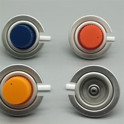 Valve à gaz de butane compact pour appareils portables avec fonction de connexion rapide