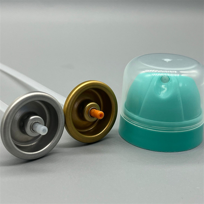 Valve de pulvérisation renforcée pour déodorant corporel pour aérosols de taille de voyage, conçue de manière sûre et écologique