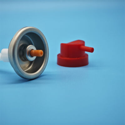 Valve aérosol de précision à 360 degrés avec actionneur programmable pour systèmes de revêtement de tissus avec atomisation à basse pression