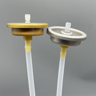 Valve aérosol pour pulvérisation corporelle Système d'actionneur fiable pour les brumes de soins personnels Conception imperméable à la fuite pour l'utilisation de déodorant