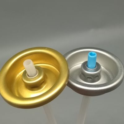 Valve de pulvérisation de poudre à haut débit pour applications de déodorants en aérosol et de shampooings secs