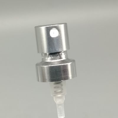 Dispenser à pompe de parfum à brume fine en argent avec joint étanche pour les parfums de luxe