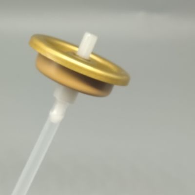 Valve aérosol en fer blanc et aluminium de 1 pouce pour applications de pulvérisation de poudre