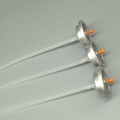 Valve à aérosol pour nettoyeurs de bobines de climatiseurs conçus pour la mousse à haute pression