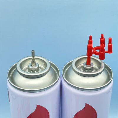 Valve aérosol universelle pour recharge de briquets au butane Valve de recharge polyvalente pour torches