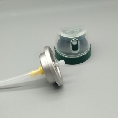 Valve de pulvérisation de déodorant pour le corps Valve d'aérosol pour emballage de soins personnels avec distribution fine de brouillard et conception anti-fuite