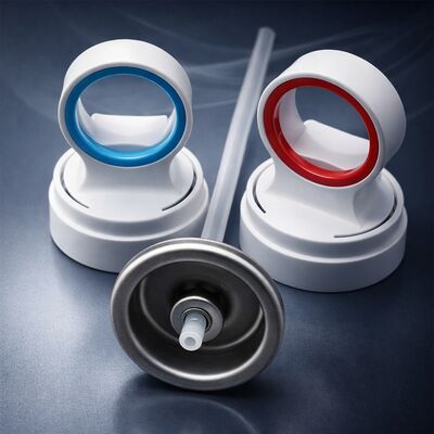 Valve aérosol à pulvérisation de crème solaire à dispersion fine pour la protection extérieure et l'utilisation portable