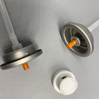 Valve de pulvérisation de colle capillaire en aérosol, avec système de distribution de colle pour les soins capillaires