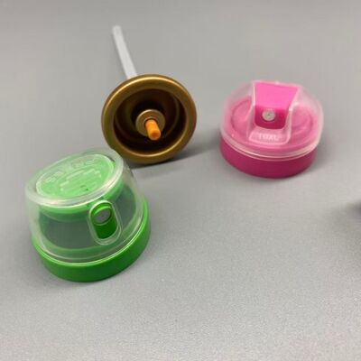 Valve en aluminium inversé haute performance pour emballage en aérosol de mousse capillaire